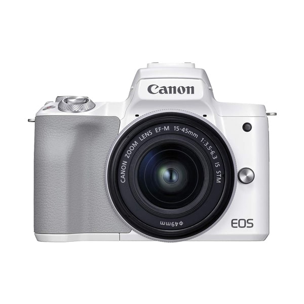 دوربین دیجیتال بدون آینه کانن مدل EOS M50 II با لنز 45-15 سفید