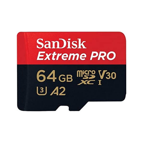 رم سن دیسک MicroSD Extreme Pro ظرفیت 64 گیگابایت A2 سرعت 170 مگابایت برثانیه